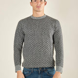Maglia Uomo Manica Lunga Girocollo Strutturata. Comfort e Stile per Ogni Occasione OE1F2W5M69 NERO OVER-D 