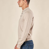 Polo uomo manica lunga in misto viscosa Eleganza casual e comfort naturale. CON/3020900 PANAMA CONFAB 