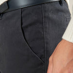 Pantalone Uomo Slim Fit in Cotone Operato Elasticizzato con Tasche allAmericana. Stile e Comfort Quotidiano. M49451 BLU SUPERIOR VINTAGE 