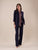 Complet tessuto crepe manica 3/4 donna.