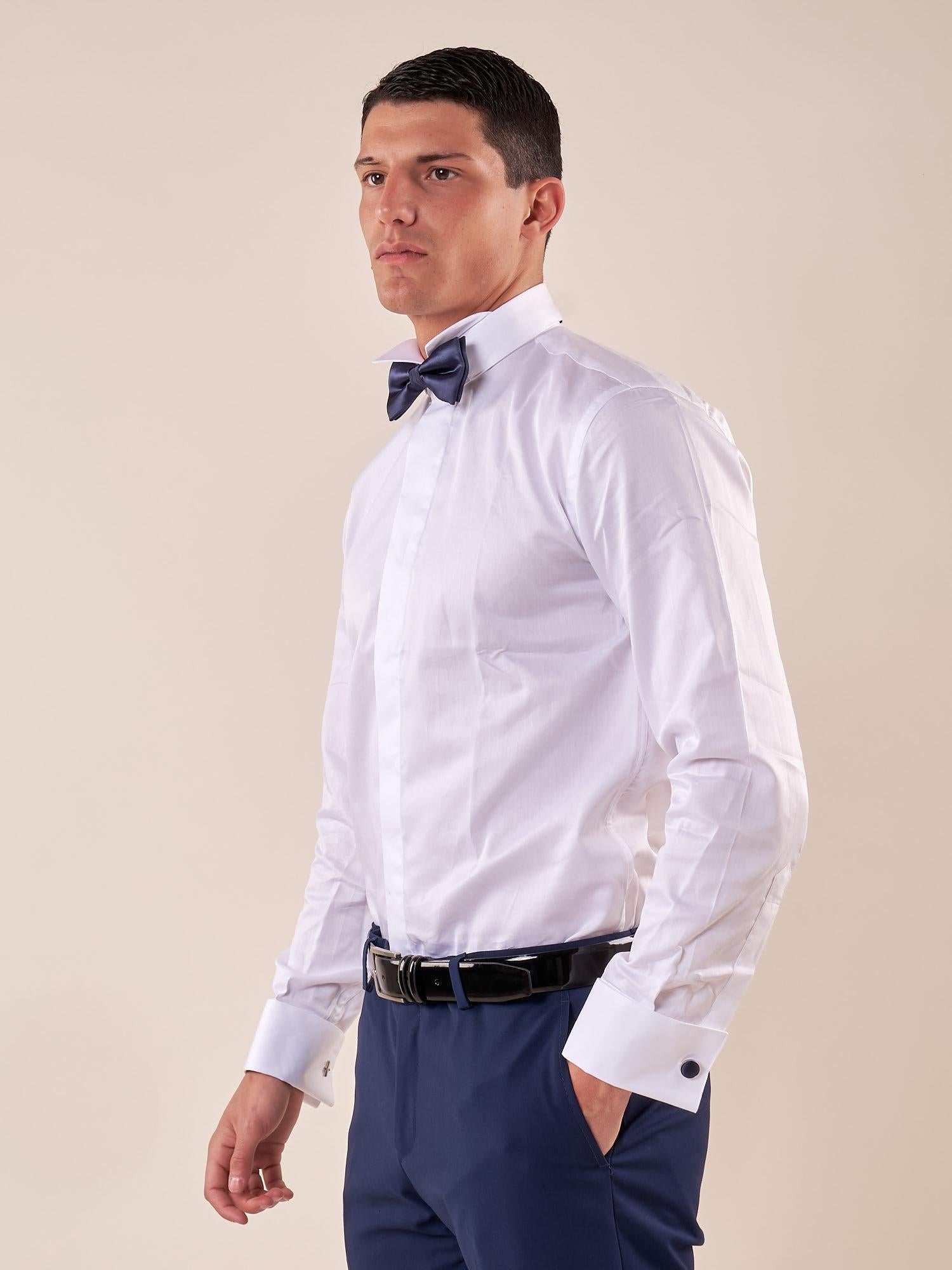 Camicia diplomatica cotone elasticizzata uomo. FBSOFT/DIPLO BIANCO FB Uomo 