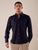 Camicia manica lunga tessuto teck piquet micsto cotone uomo.