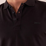 Polo manica corta cotone elasticizzato. DM1881 NERO DATCH 