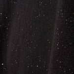 Maglia Donna Curvy in Viscosa  Scollo a V, Manica Raglan e Micro Paillettes Tono su Tono. F768YBFAZ23804 NERO Lizalù 