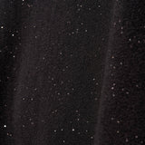 Maglia Donna Curvy in Viscosa  Scollo a V, Manica Raglan e Micro Paillettes Tono su Tono. F768YBFAZ23804 NERO Lizalù 