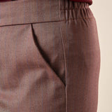 Pantalone Donna Curvy con Elastico  Eleganza e Comfort per Ogni Giorno. F646YBFDIOMIRA AMARONE Lizalù 