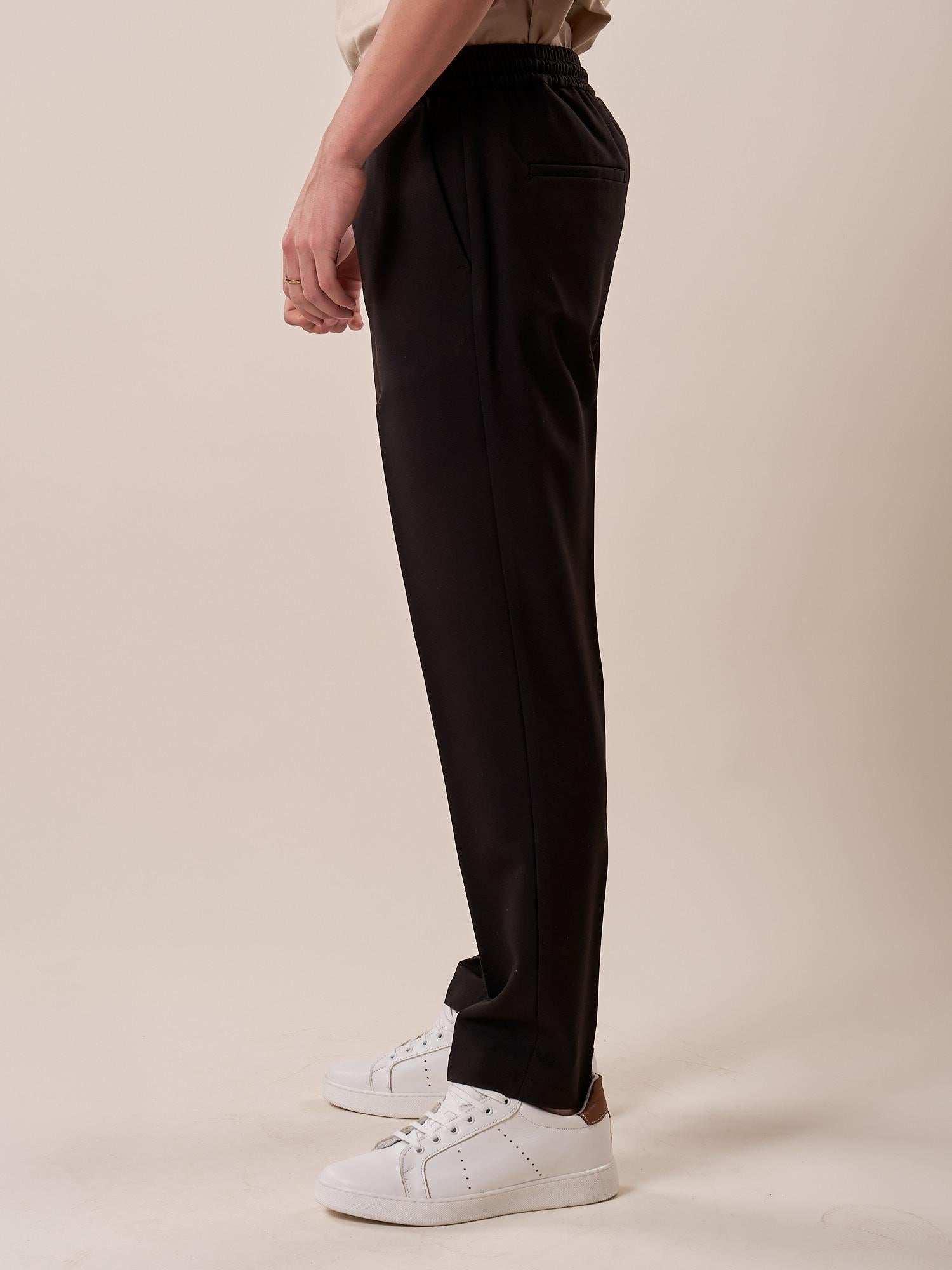Pantalone slim fit modello pantalaccio. OC1S2S5P08 NERO OVER-D 
