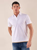 Short-sleeved polo shirt fabric 100% cotton for men,