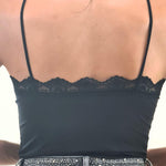 Body donna spalla stretta in pizzo elasticizzato effetto second skin. V7960 NERO STUDIO ELEVEN 