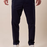 Pantalone modello chino tessuto raso satin tasca all'americana uomo. CON2517425 NAVY CONSENSO Uomo 