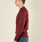 Maglia Uomo Invernale Manica Lunga in Poly Wool Finezza 12 con Costine Spalla. CON4130225 BAROLO CONSENSO 