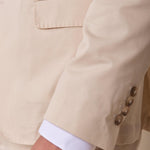 Giacca uomo due bottoni regular fit asca con pattine. OE1S2S5G12 BURRO OVER-D Uomo 