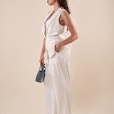 Gilet Donna in Misto Viscosa  Eleganza Versatile per Ogni Stagione GL001804 PANNA ARTIGLI 