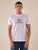 T-shirt Uomo manica corta in cotone 100% con logo stampato a contrasto.