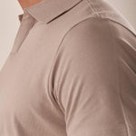 Polo manica corta collo derby piquet stretch uomo. CON2804425 SAND CONSENSO 
