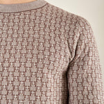 Maglia Uomo Manica Lunga Girocollo Strutturata. Comfort e Stile per Ogni Occasione OE1F2W5M69 CAFFE OVER-D 