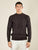 Maglia Uomo Invernale in Morbido Tessuto con Mezzo Collo Rigato. Eleganza e Comfort in un Solo Capo.