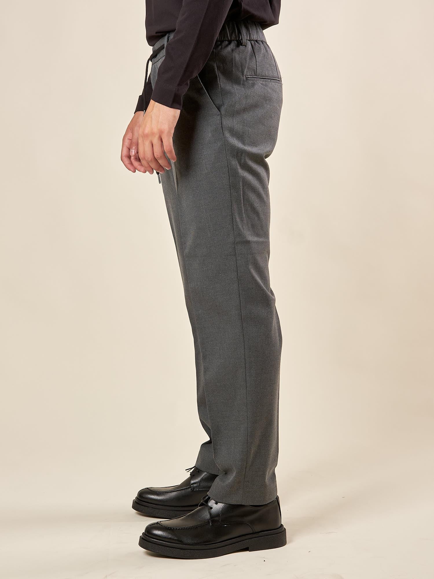 Pantalone da Uomo Regular Fit con Laccetto Tasche allAmericana, Passacinta ed Elastico Posteriore. PSI1803H GRIGIO HAMAKI-HO 