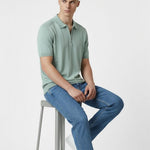 Polo Uomo 100% Cotone a Manica Corta con Mezza Zip  Stile Moderno e Comfort Naturale ME3211H TIMO HAMAKI-HO Uomo 