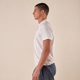 Polo Uomo Tecnica a Manica Corta  Traspirante, Leggera e ad Alte Prestazioni. M48962 OFF WHITE SUPERIOR VINTAGE 