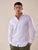 Camicia in cotone elasticizzatoa slim collo francese con riprese uomo.