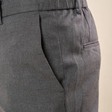 Pantalone da Uomo Regular Fit con Laccetto Tasche allAmericana, Passacinta ed Elastico Posteriore. PSI1803H GRIGIO HAMAKI-HO 