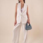 Gilet Donna in Misto Viscosa  Eleganza Versatile per Ogni Stagione GL001804 PANNA ARTIGLI 