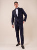 Elegant men's single-breasted jacket formal tuxedo suit