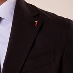 Abito classico sartoriale tasca a toppe uomo HAITI NERO MULISH 