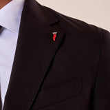 Abito classico sartoriale tasca a toppe uomo HAITI NERO MULISH 