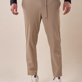 Pantalone modello pantalaccio tessuto tecnico no stiro con elastico uomo. PSE1763H BEIGE HAMAKI-HO Uomo 