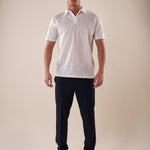 Polo manica corta 100% cotone mercerizzato uomo. OC1S2S5O01 BIANCO OVER-D 
