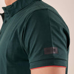 Polo manica corta cotone mercerizzato uomo. DM9291 HUNTER GREEN DATCH Uomo 