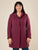 Cappotto Donna Curvy in Doppio Crepe con Collo alla Coreana  Eleganza Essenziale e Vestibilità Perfetta.