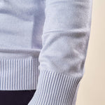 Dolcevita Donna Curvy in viscosa manica lunga basico ed essenziale. F712YBF02L CIELO Lizalù 