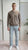 Maglia Uomo 100% Cotone Scollo a V a Manica Lunga  Eleganza Essenziale e Comfort Naturale CON3701900 NOCCIOLA CONSENSO Uomo