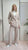 Giacca da donna in tessuto crêpe a doppio petto con due bottoni e tasche a filetto. DR5038 BEIGE REver Donna