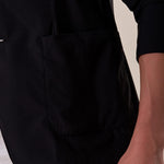 Giacca uomo tessuto tecnico stretch due bottoni tasca a toppe. OC1S2S5G01 NERO OVER-D 