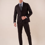 Abito classico sartoriale tasca a toppe uomo HAITI NERO MULISH 