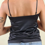 Top Donna Spalla Stretta Effetto Second Skin. Y195 NERO Hermia 