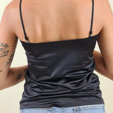Top Donna Spalla Stretta Effetto Second Skin. Y195 NERO Hermia 
