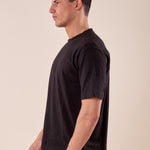 T-Shirt manica corta oversize jersey uomo. CON2906425 BLACK CONSENSO 