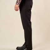 Pantalone da Uomo in Punto Milano Tasche allAmericana Passacinta ed Elastico Dietro per Comfort e Stile. OE1F2W5P26 NERO OVER-D 