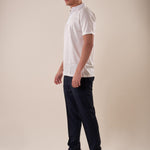 Polo manica corta 100% cotone mercerizzato uomo. OC1S2S5O01 BIANCO OVER-D 