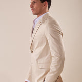 Giacca uomo due bottoni regular fit asca con pattine. OE1S2S5G12 BURRO OVER-D 