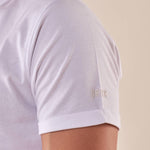 T-shirt Serafino Uomo in 100% Cotone  Manica Corta, Stile Casual e Versatile DM9285 BIANCO DATCH Uomo 