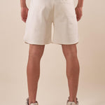 Bermuda Uomo in misto cotone sportivo. DM9221 LUNAR WHITE DATCH Uomo 