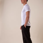 T-Shirt manica corta 100% cotone mercerizzato uomo. DM9302 BIANCO DATCH Uomo 
