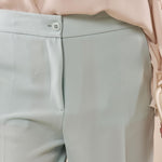 Pantalone Donna lungo a palazzo tessuto fluido con tasca allamericana. ROMI/A5116 RUGIADA ROMIHO 