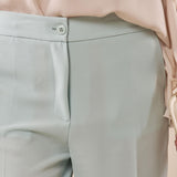 Pantalone Donna lungo a palazzo tessuto fluido con tasca allamericana. ROMI/A5116 RUGIADA ROMIHO 